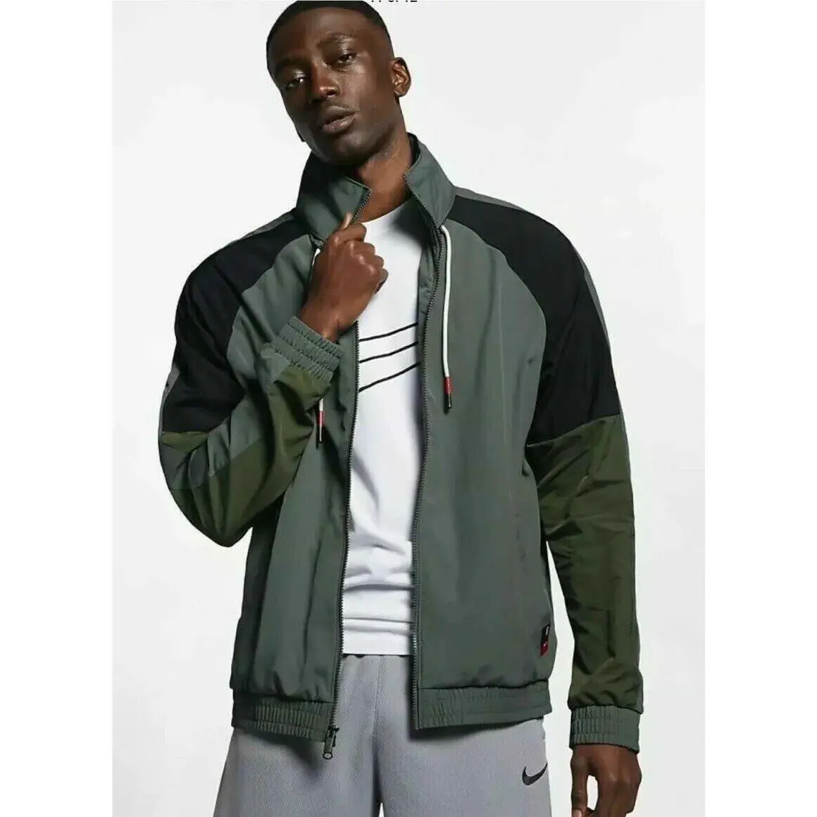 Nike clothing - AJ3457-344 - AJ3457-344 - Mineral Spruce/Black/Cargo Khaki (UPC: 888407300707) 1