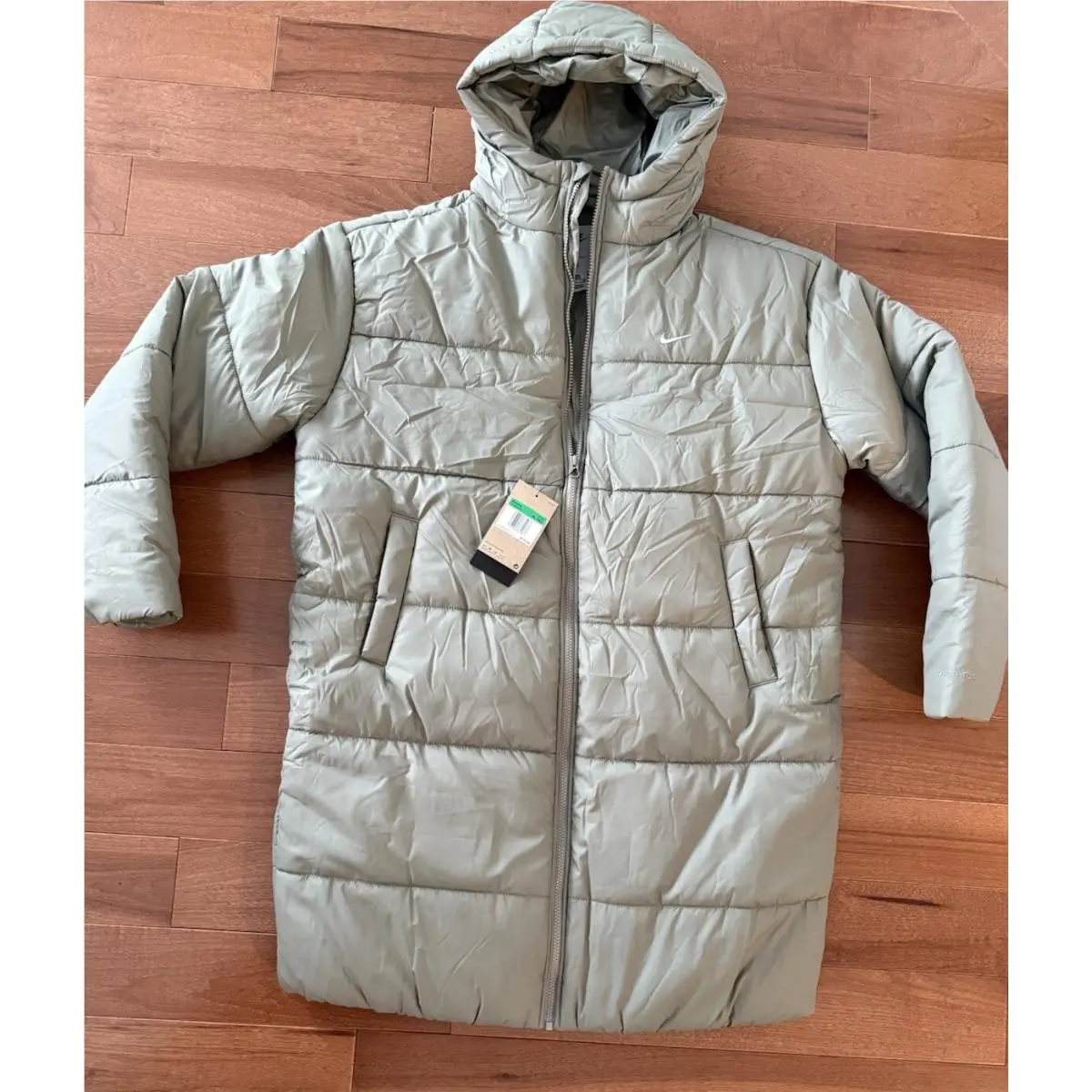 Womans Nike Therma-fit FZ5903-320 Jacket Sage Xl-tall
