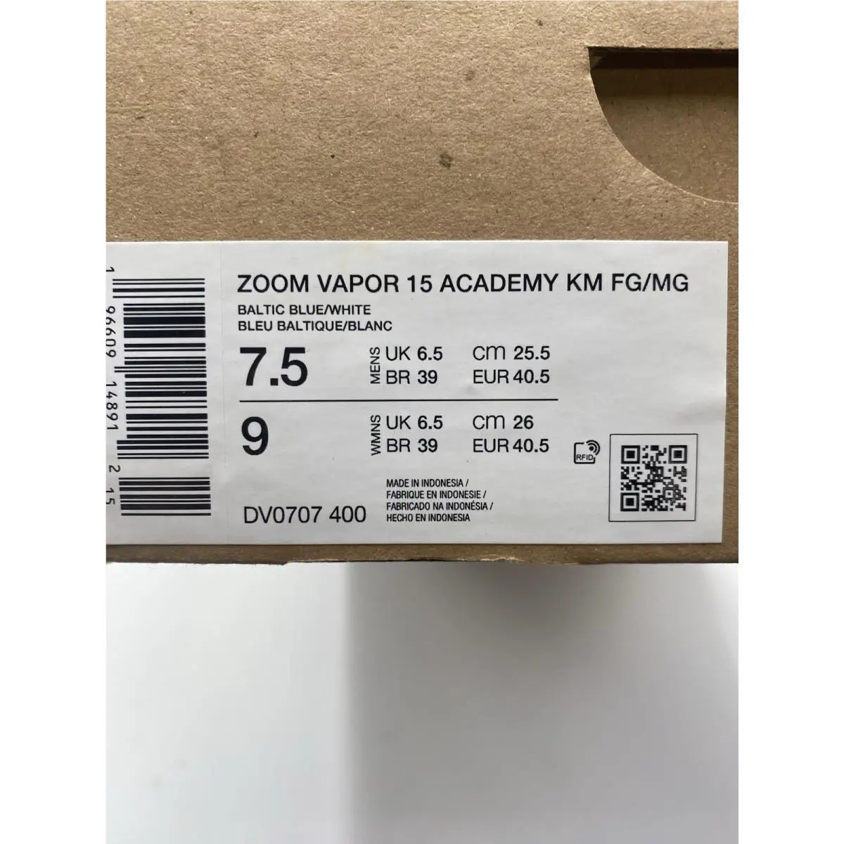 Nike shoes - Nike Zoom Vapor - Zoom Vapor - DV0707 400 - Baltic Blue/White (UPC: 196609148950) 6