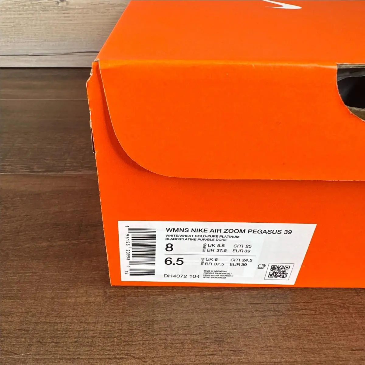 Nike shoes - Nike Air Zoom Pegasus 39 - DH4072-104 - White (UPC: 196153209985) 5