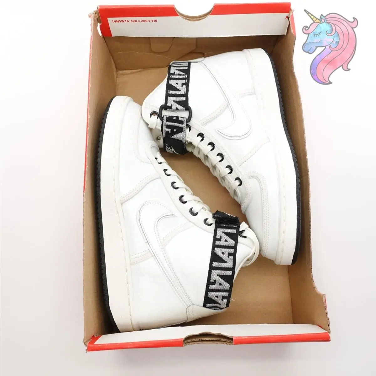 Nike shoes - Nike Vandal High - Vandal High - AH6826 100 - White, Black 8