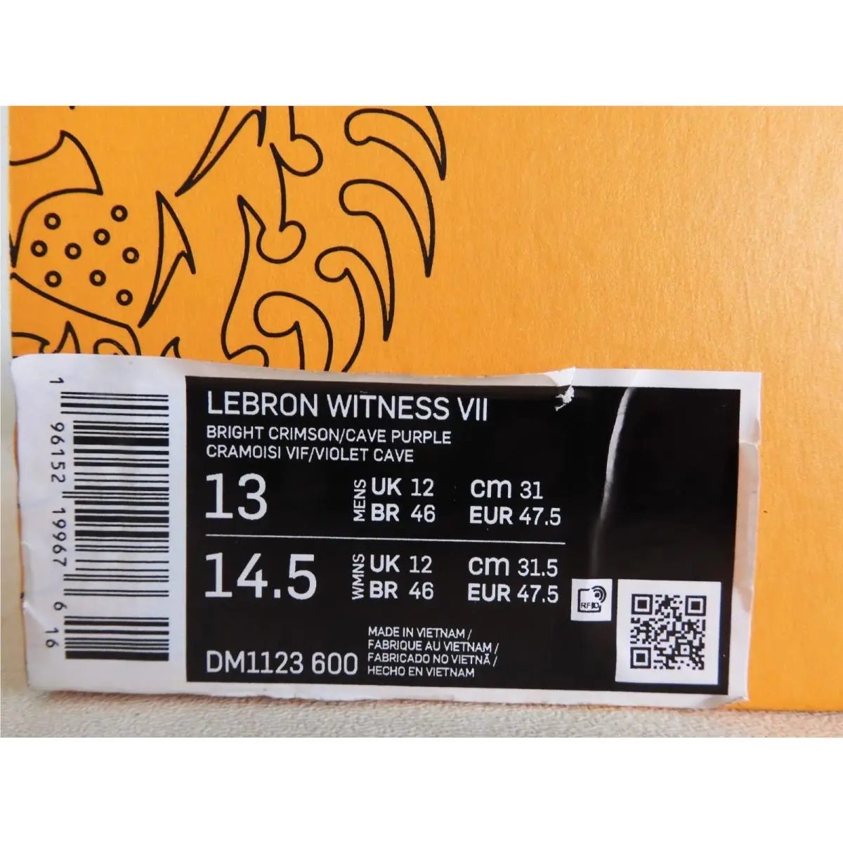 Nike shoes - Nike LeBron Witness - LeBron Witness - DM1123-600 - Red (UPC: 196152199645) 3