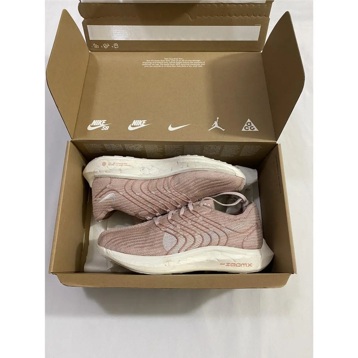Women’s Size 9 Pink Nike Pegasus Turbo Next Nature Running Shoes DM3414 600