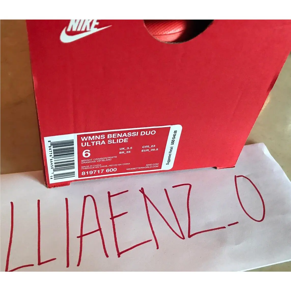 Nike shoes - Red 1