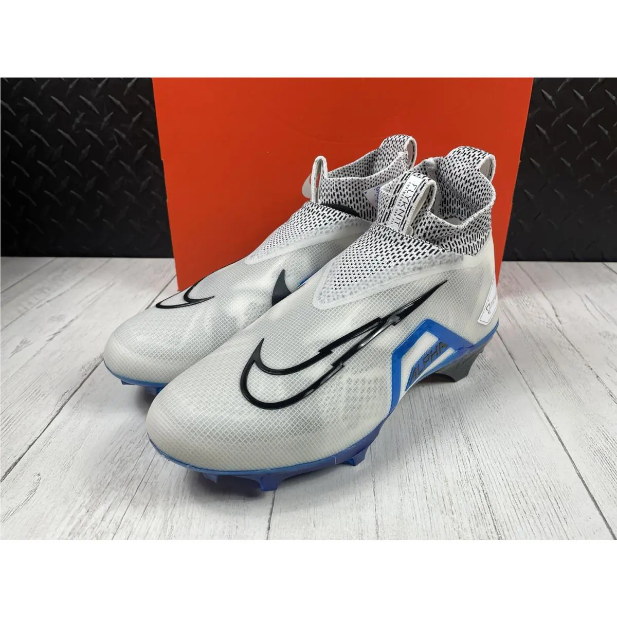 Nike shoes - Nike Alpha Menace Elite 3 - CT6648-101 - White/Royal 3