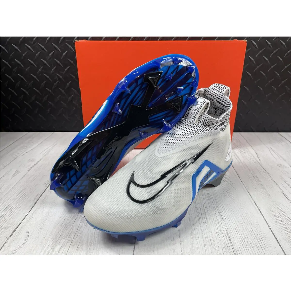 Nike shoes - Nike Alpha Menace Elite 3 - CT6648-101 - White/Royal 4