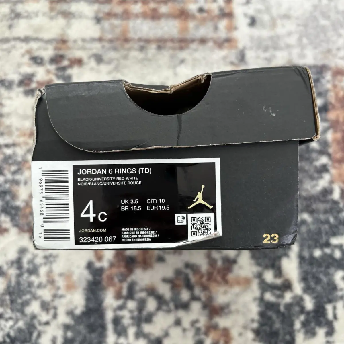 Nike shoes - Jordan 6 Rings - Rings - Black/ White (UPC: 0196975654680) 5