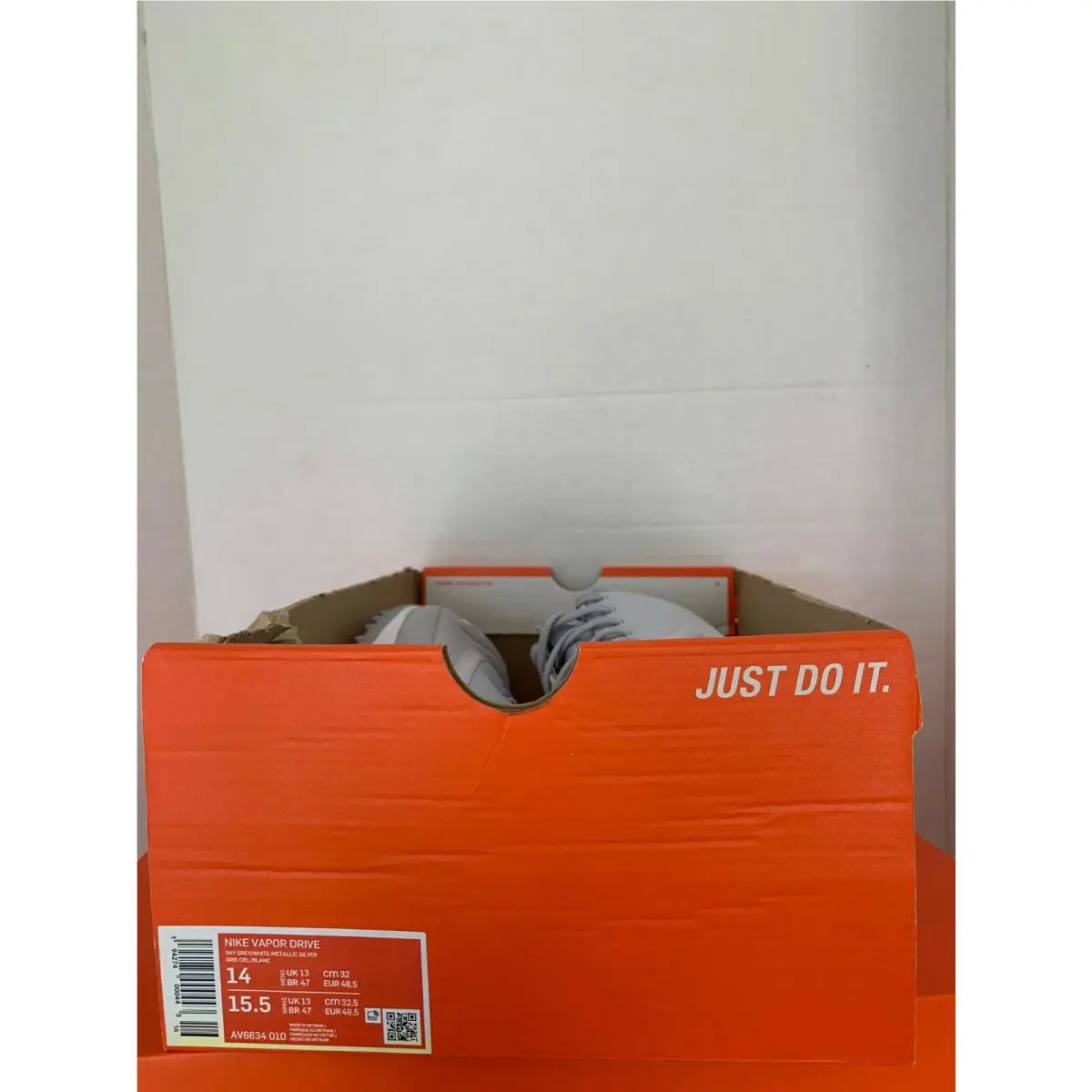 Nike shoes - Nike Vapor Drive - Vapor Drive - AV6634 010 - SKY GREY/WHITE-METALLIC SILVER, Manufacturer: AV6634 010 (UPC: 194274000443) 10