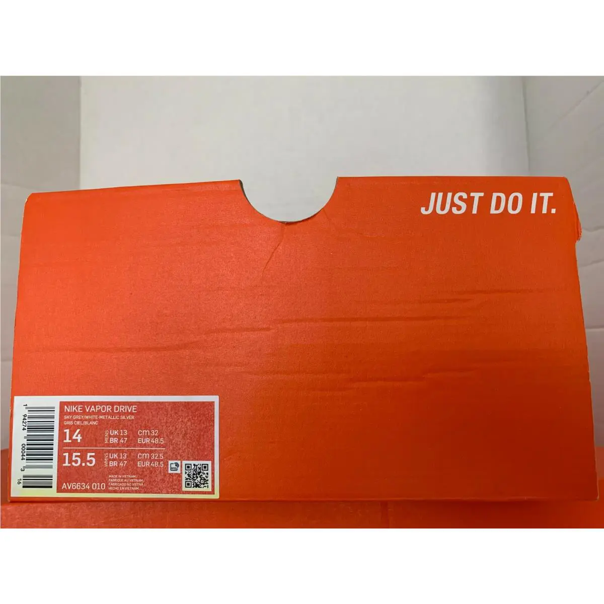 Nike shoes - Nike Vapor Drive - Vapor Drive - AV6634 010 - SKY GREY/WHITE-METALLIC SILVER, Manufacturer: AV6634 010 (UPC: 194274000443) 4