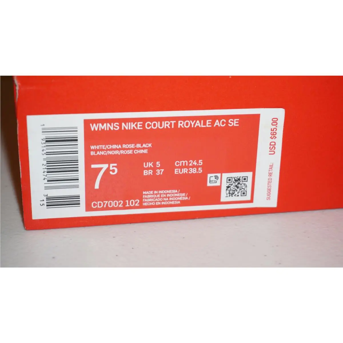Nike shoes - Court Royale AC - Court Royale - White 0