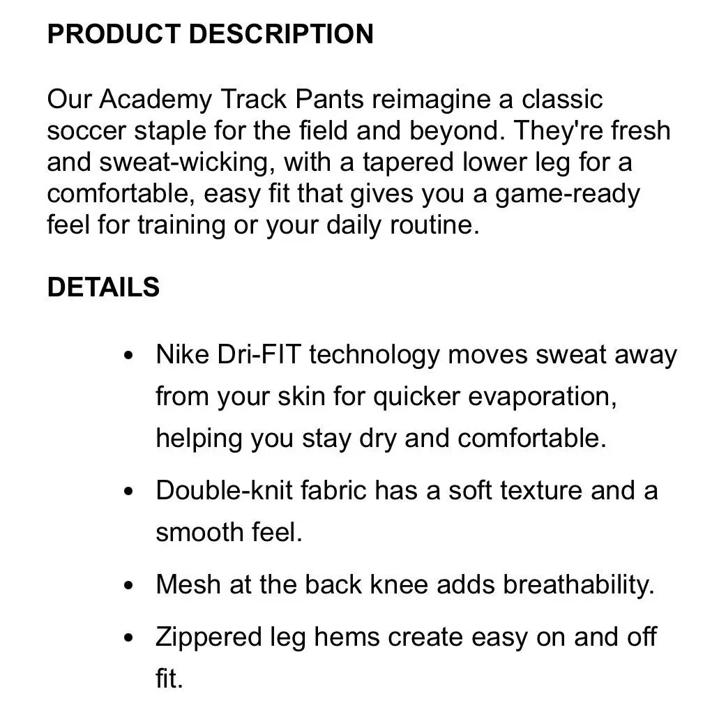 Nike clothing - Academy Pants - Academy Pants - DQ5057077 DQ5057-077 - Gray (UPC: 196148617665) 5