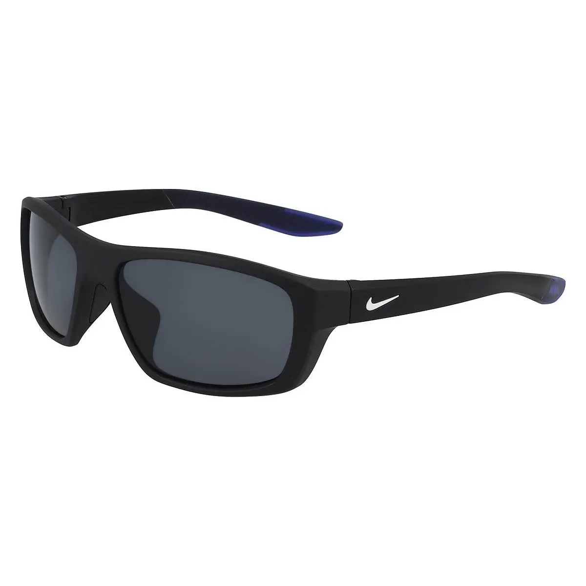 Brazen Boost FJ1975 Sunglasses Matte Black/white Dark Gray 57mm by Nike