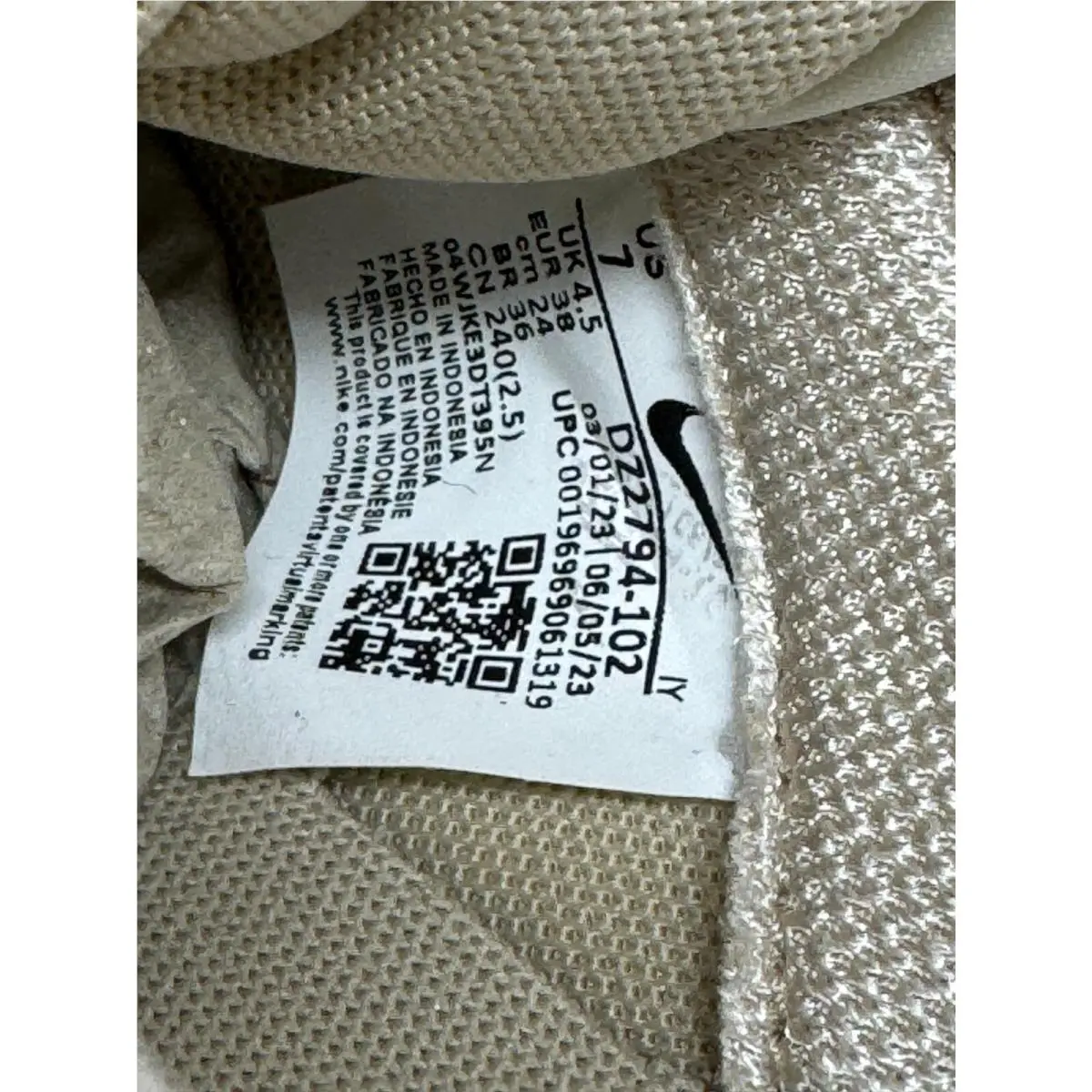 Nike shoes - Nike Dunk Low - Dunk Low - DZ2794-100 - Beige (UPC: 196969061319) 2