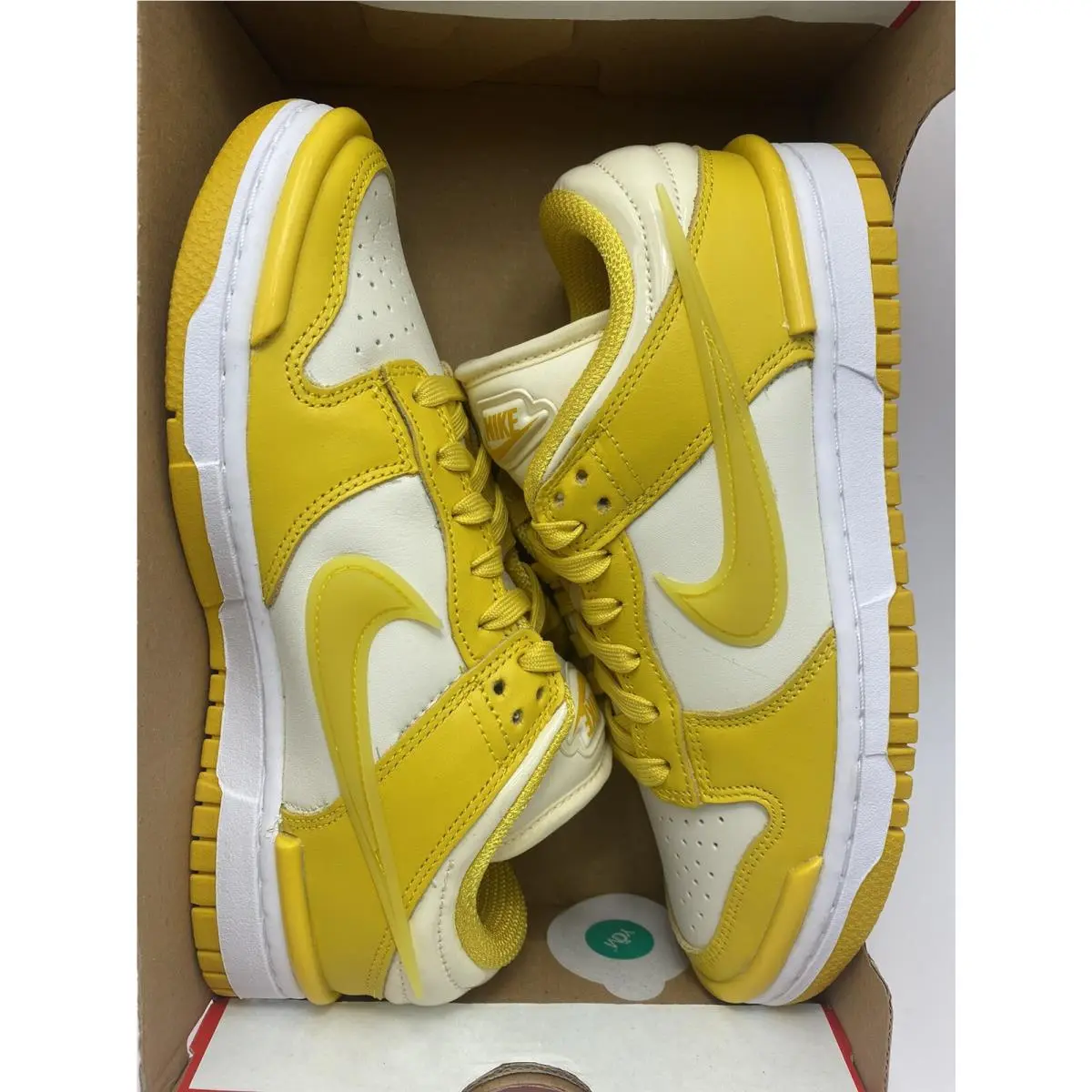 Nike shoes - Nike Dunk Low - Dunk Low - DZ2794-100 - Coconut Milk/Vivid Sulfur (UPC: 196608078036) 5