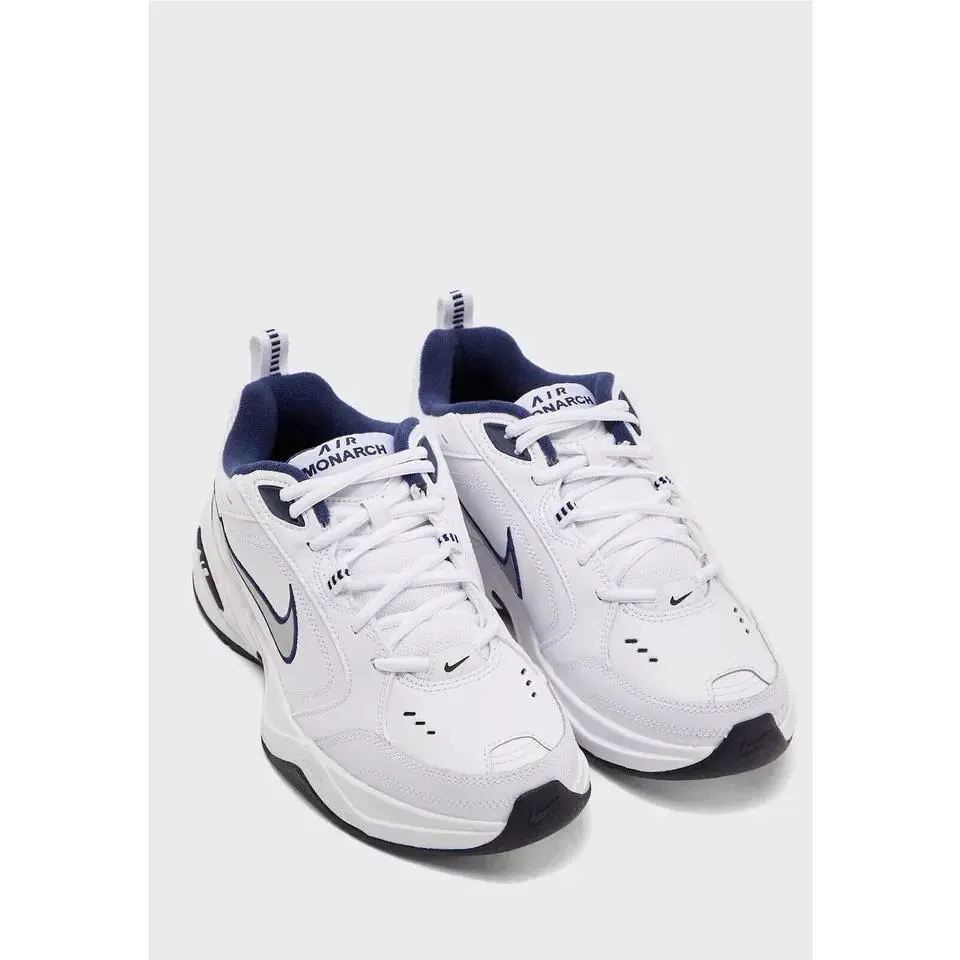 Nike shoes - Nike Air Monarch - Air Monarch - 415445-102 - WHITE /METALLIC SILVER (UPC: 885259556825) 0