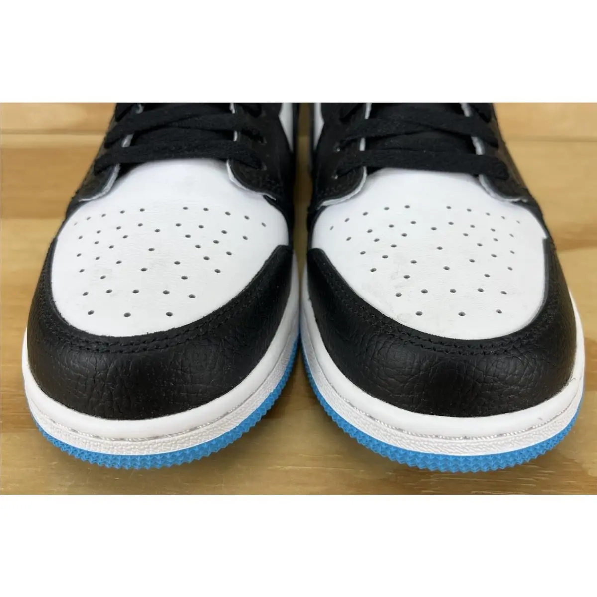 Nike shoes - Air Jordan 1 Low - Air Low - CZ0858-104 - White/Dark Powder Blue/Black (UPC: 0196149158402) 7