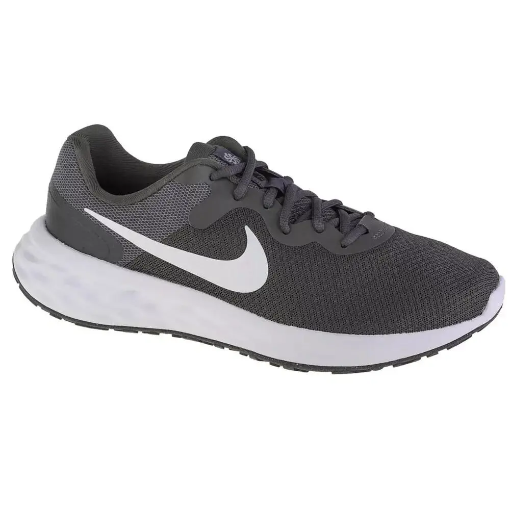 Shoes Running Men Nike Revolution 6 Next Nature DC3728004 Grey-white Men Size 12 - Grey, White