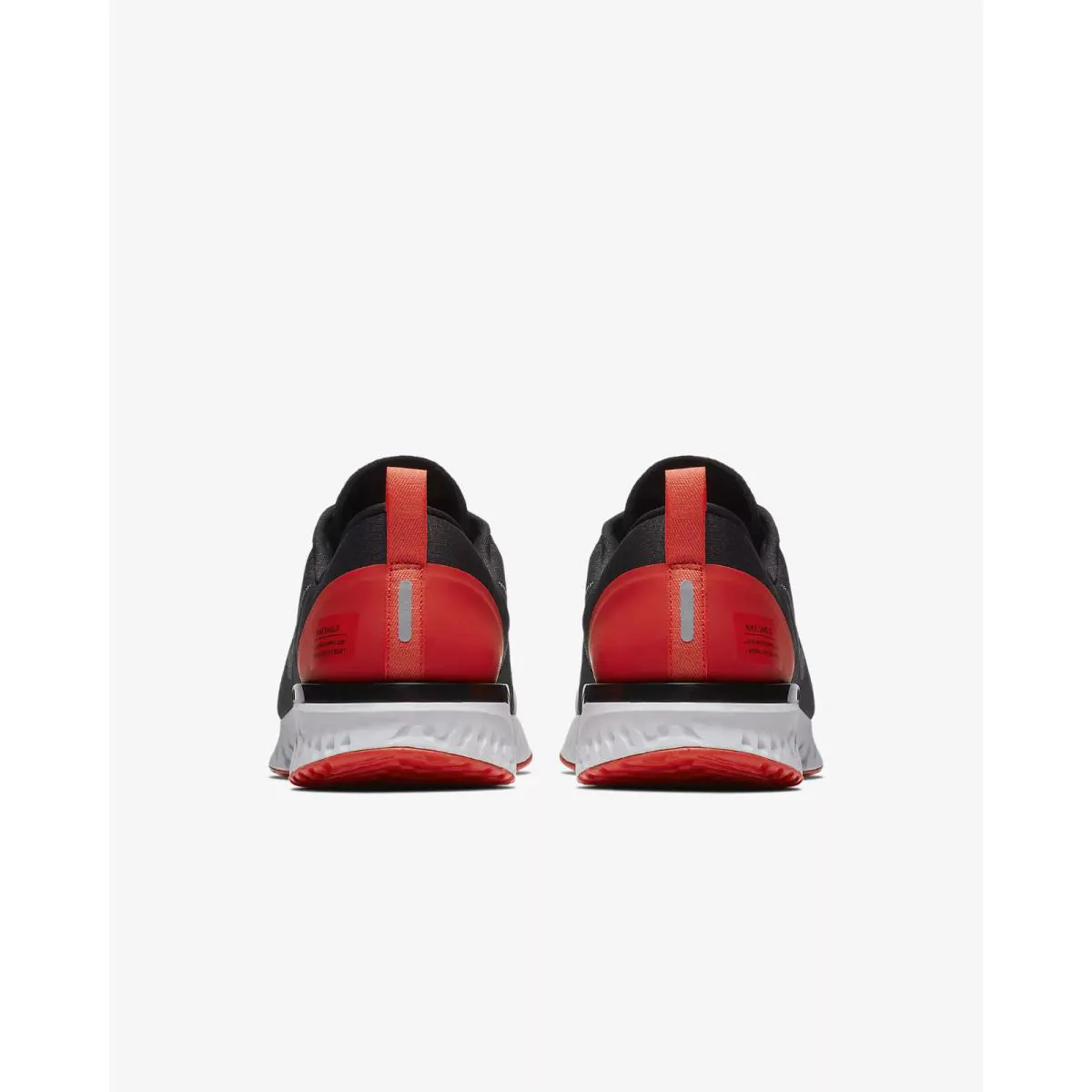 Nike shoes - Nike Odyssey React Shield NRG - BQ9780 006 - Black/Reflect Silver-Habanero Red (UPC: 191888295753) 4
