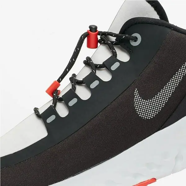 Nike shoes - Nike Odyssey React Shield NRG - BQ9780 006 - Black/Reflect Silver-Habanero Red (UPC: 191888295753) 3