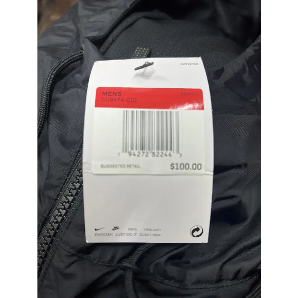 Nike clothing - Windrunner - Windrunner - Black (UPC: 0194272822443) 0