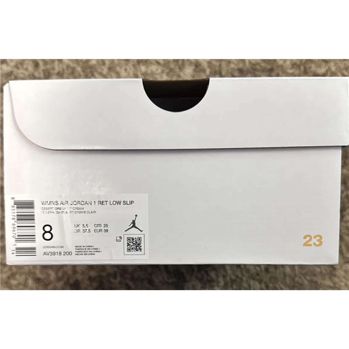 Nike shoes - Air Jordan 1 Low - Air Low - AV3918-200 - Beige 3