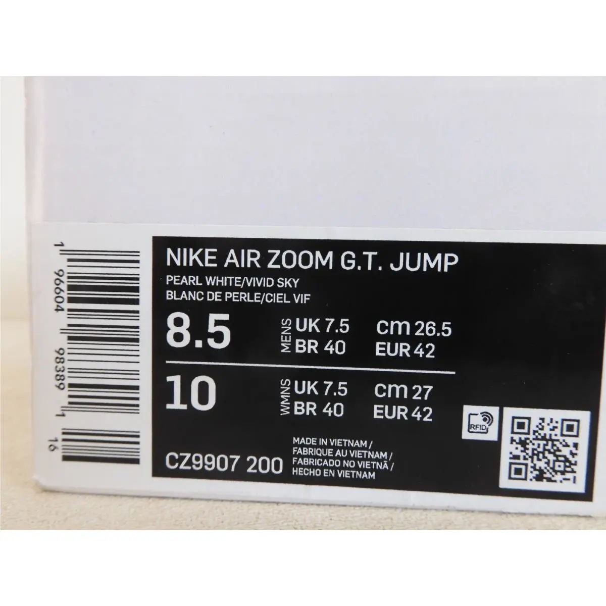 Nike shoes - Nike Air Zoom GT Jump - CZ9907-200 - White (UPC: 196604983891) 3