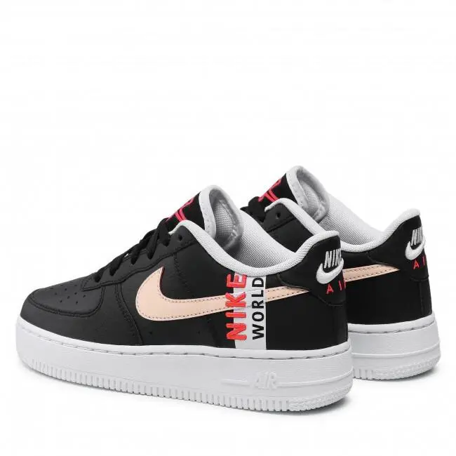 Nike shoes - Nike Air Force 1 - Air Force - CN8536-001 - Black/Crimson Tint (UPC: 0194495084451) 2