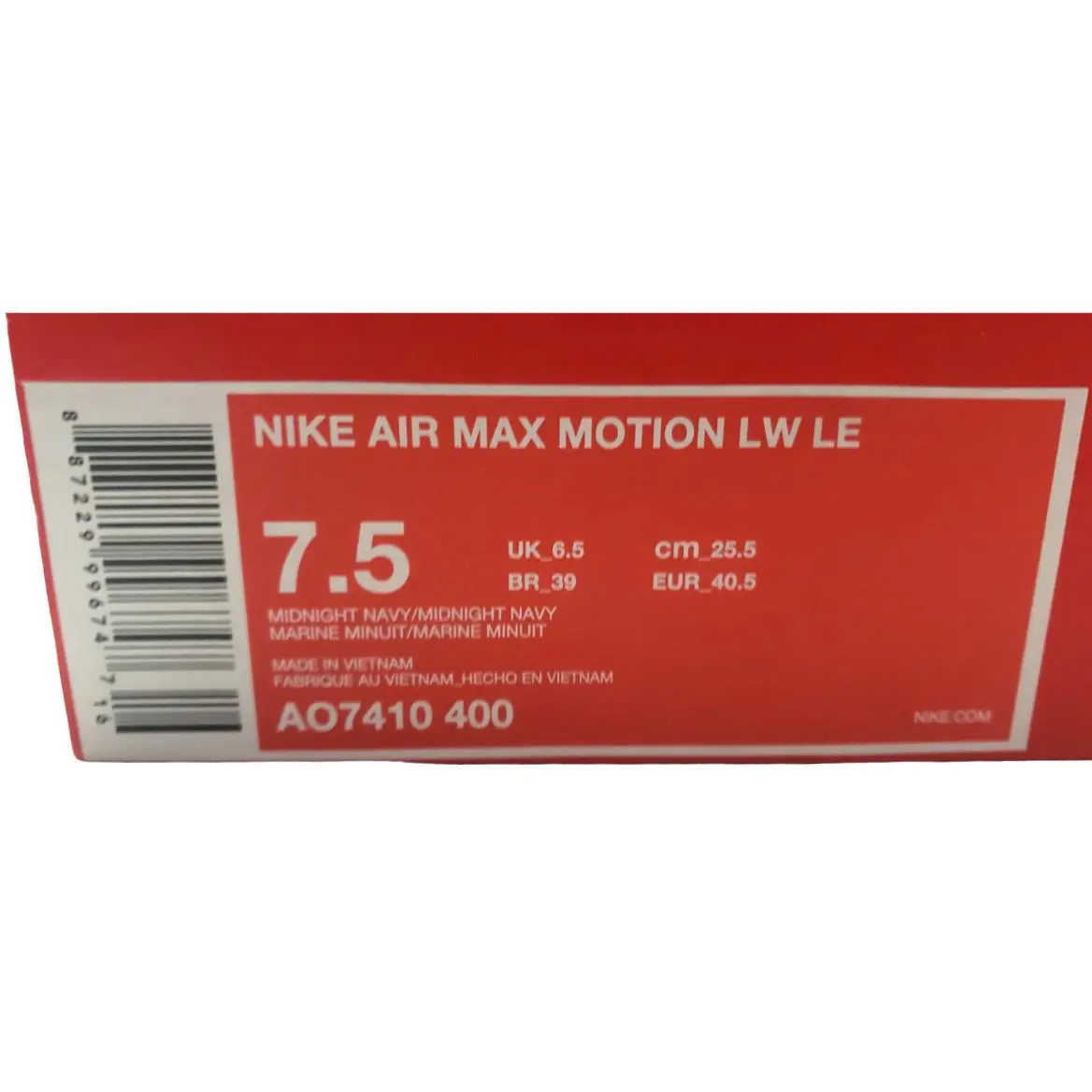 Nike shoes - AO7410-400 - 99674 - Blue / Midnight Navy / White (UPC: 887229996747) 5