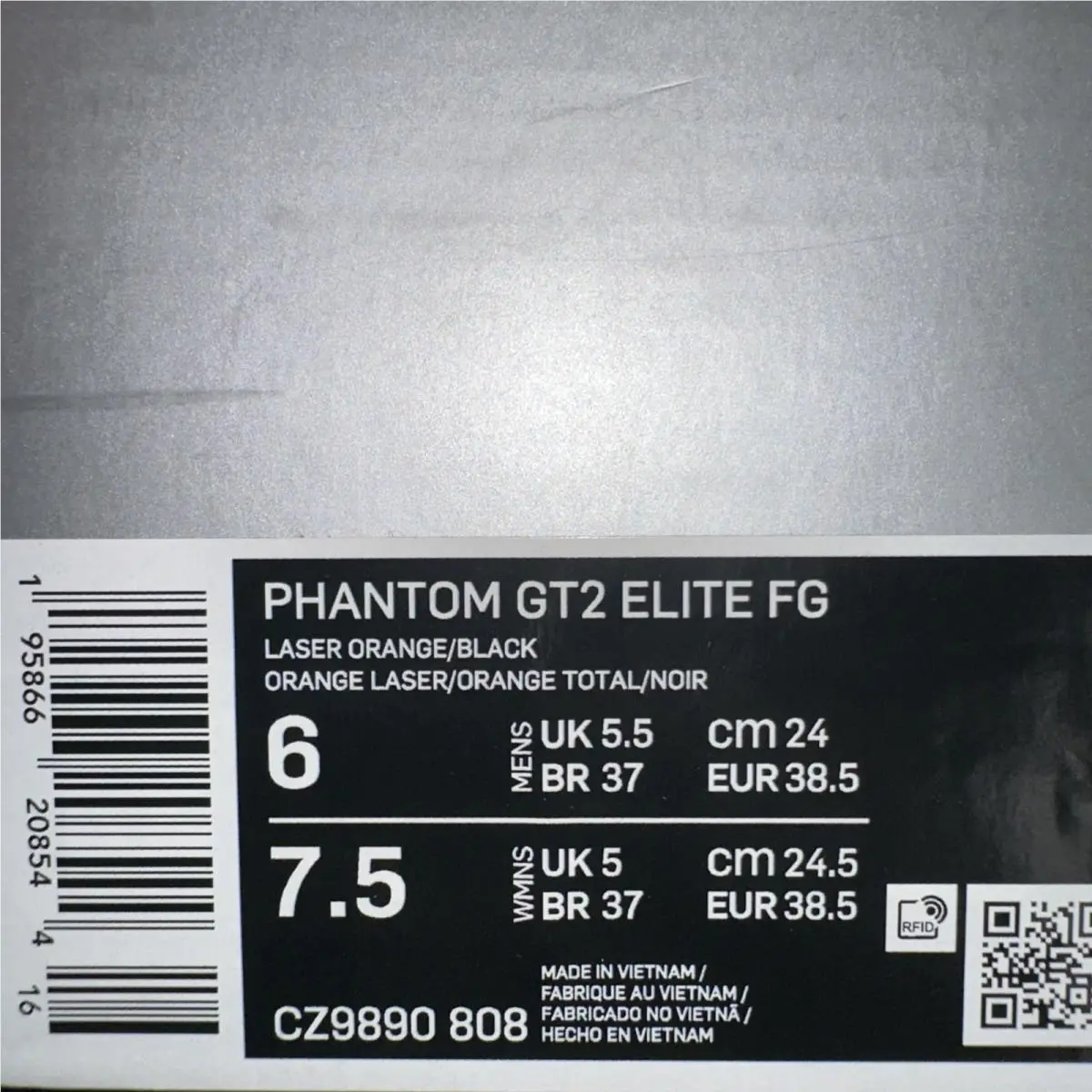 Nike shoes - Nike Phantom GT2 Elite FG - CZ9890-808 - Orange 4