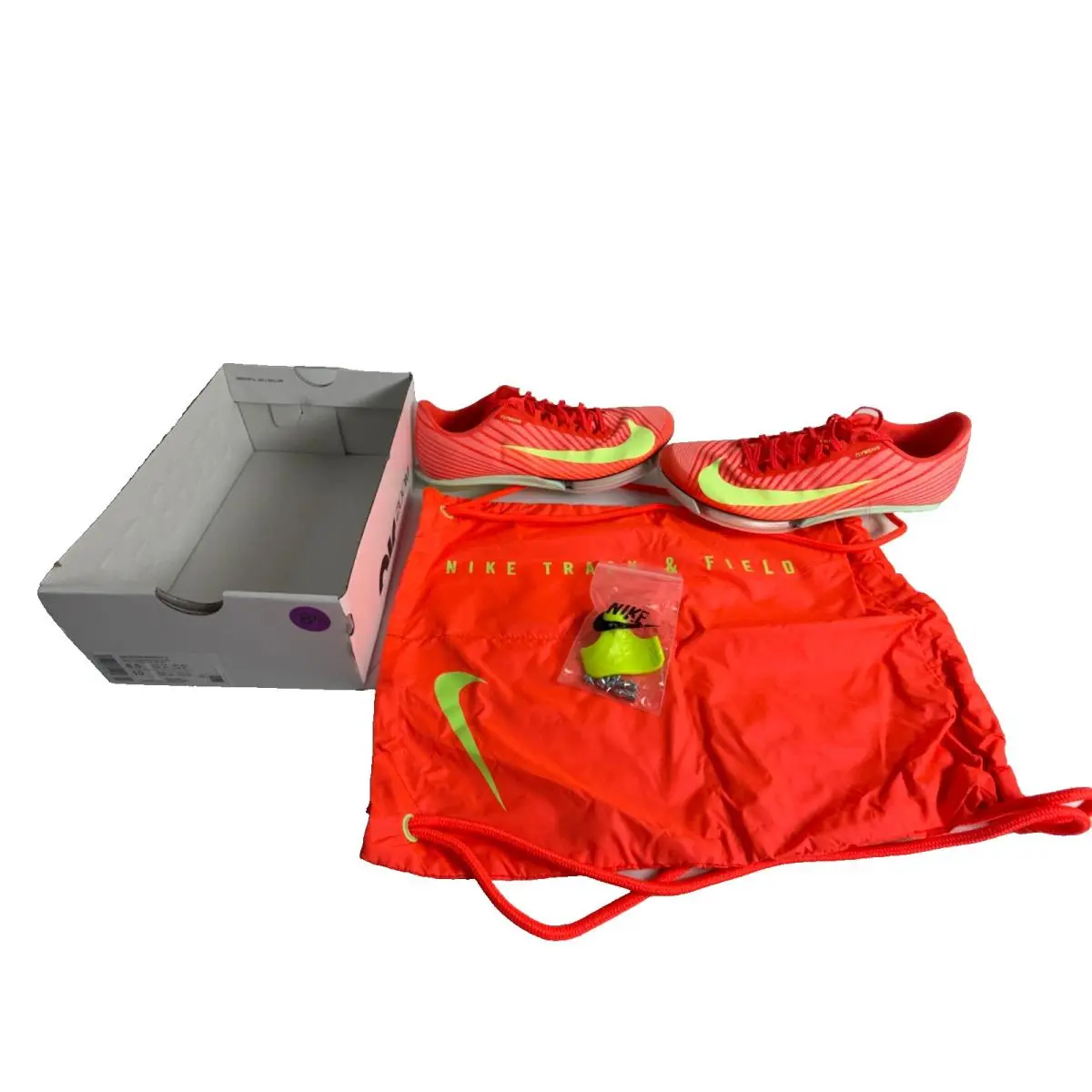 Nike Air Zoom Maxfly 2 Track Field Spike Bright Crimson Men 8.5 Wmn 10 FD8395