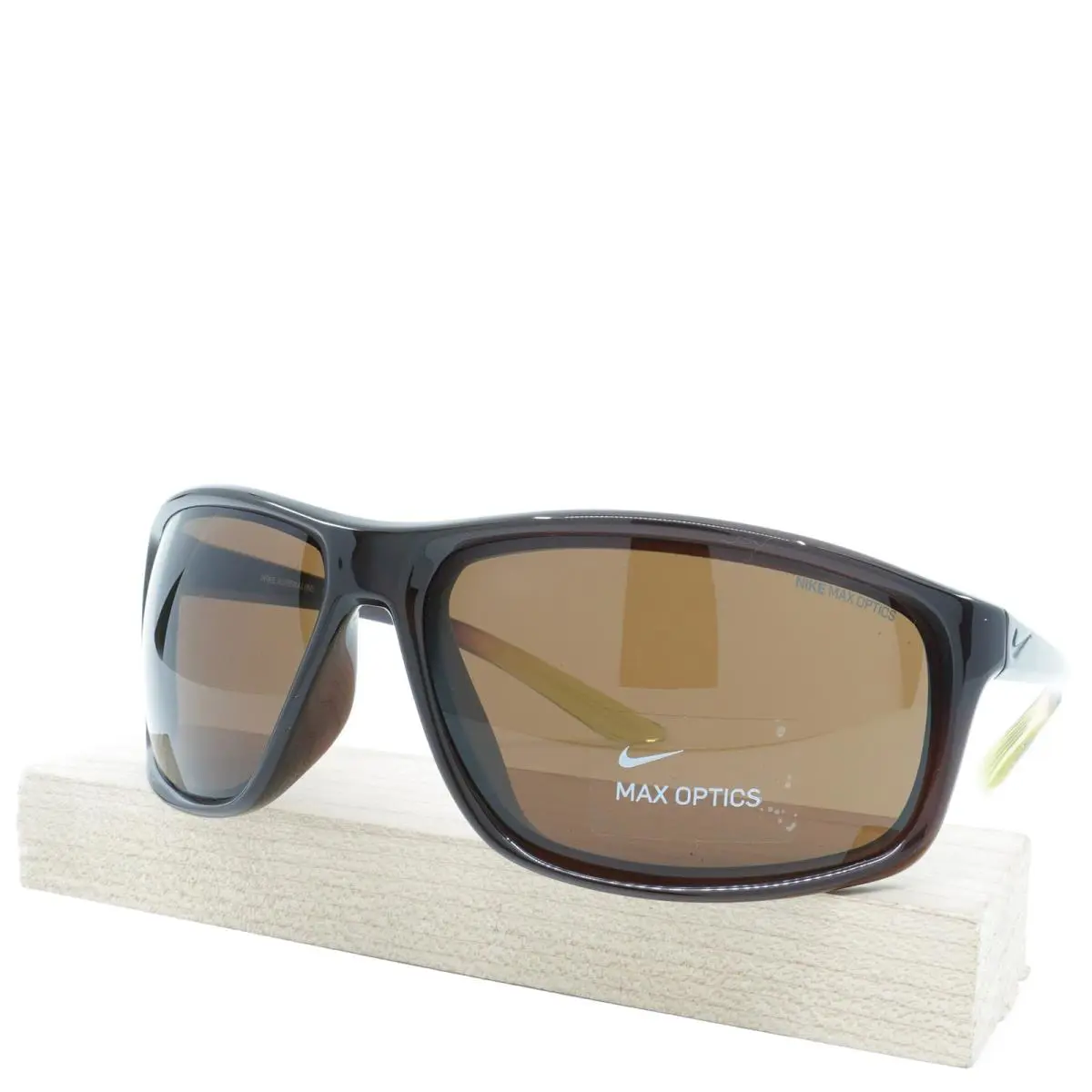EV1112-220 Mens Nike Adrenaline Sunglasses - Frame: VELVET BROWN/MED OLIVE