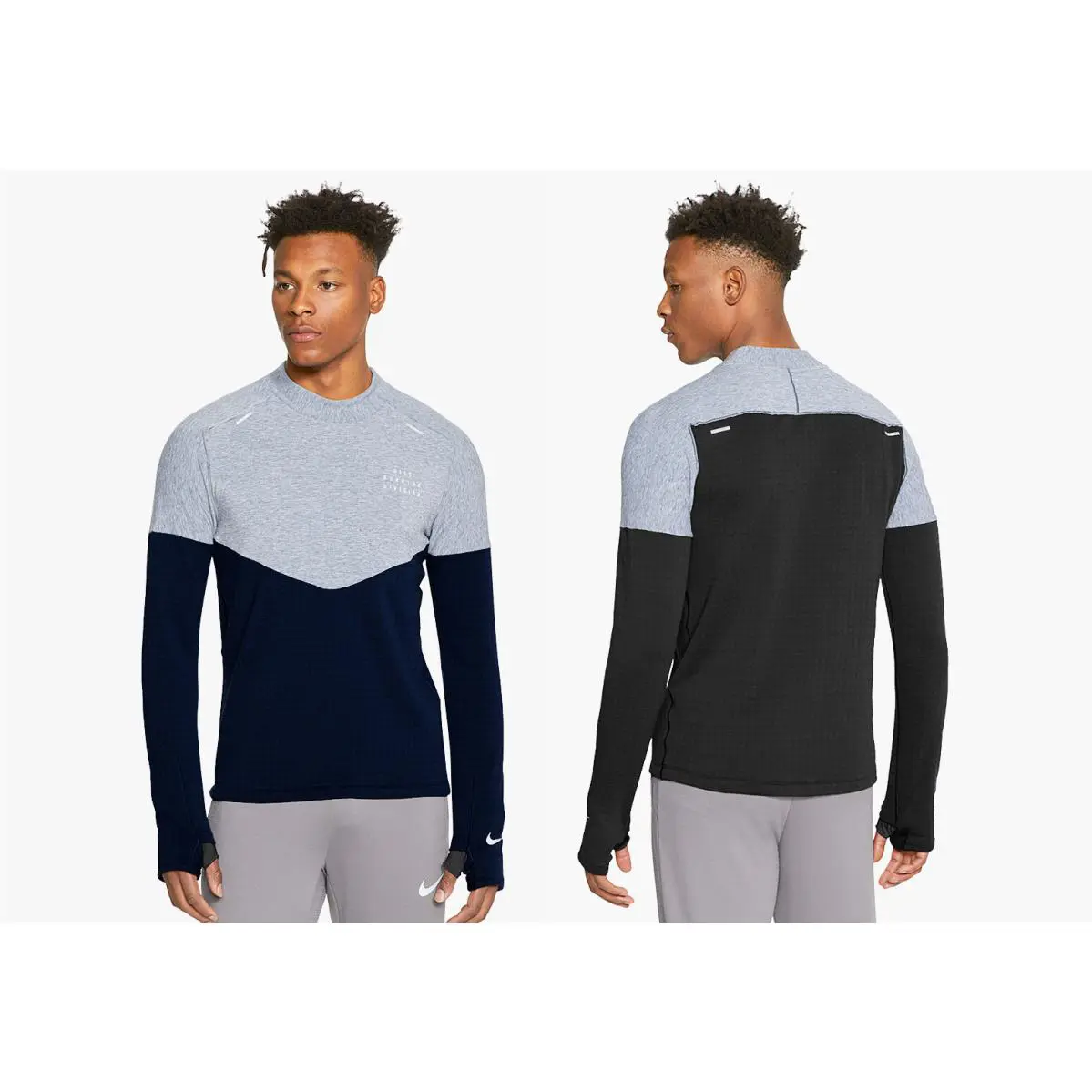 Nike clothing - Nike Sphere Run Division - Sphere Run Division - CU7874-010 - Black, Manufacturer: Black/Silver/Grey (UPC: 194498412824) 4