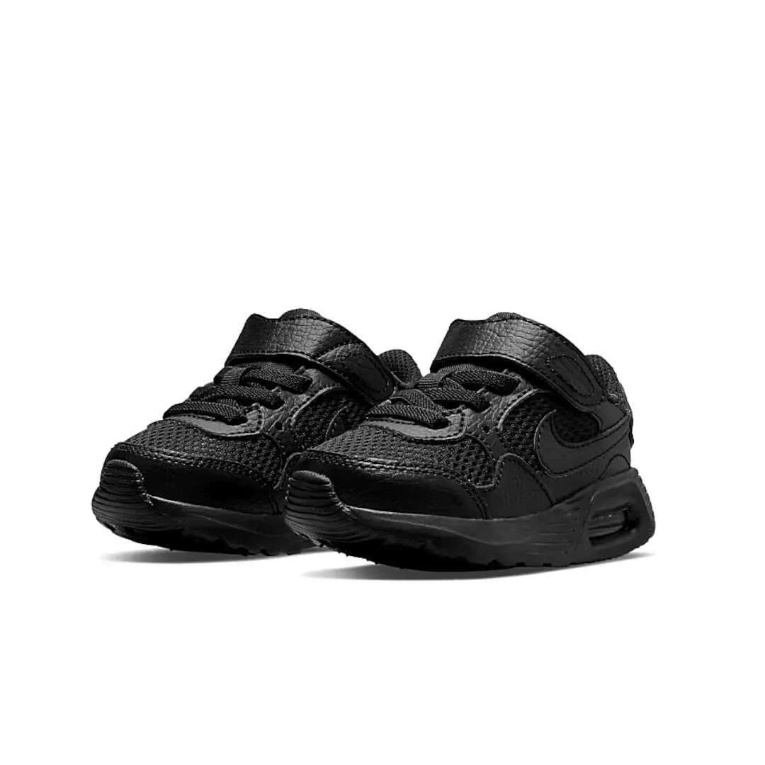 Nike Air Max SC Toddler Baby Sneakers Triple Black Low Top Shoes Size 2C - Black