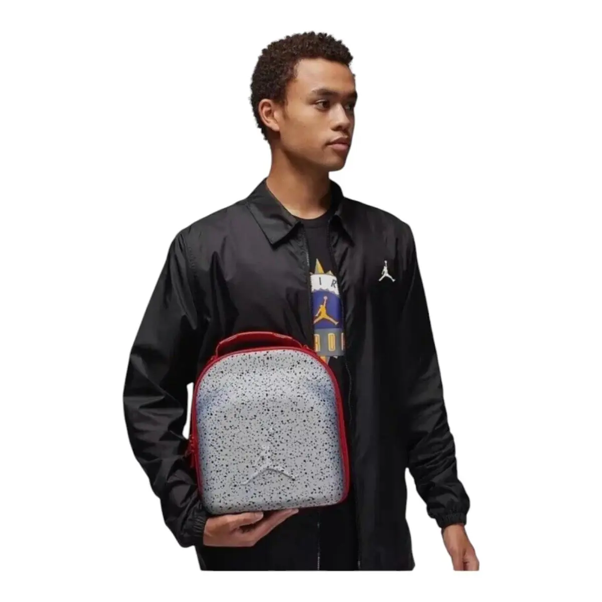 Nike Jordan Travel Hat Cap Carrier Case Cement Gray / Black