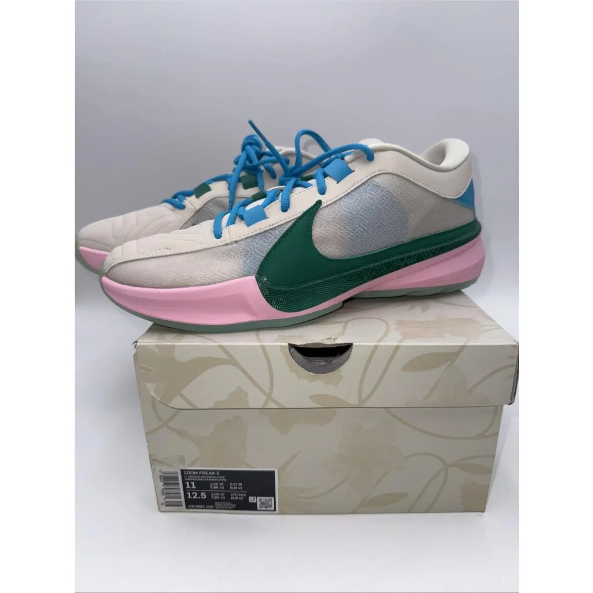 Nike Zoom Freak 5 Mens Shoes - DX4985-100 - Size 11US Men
