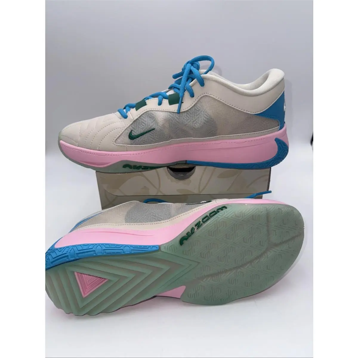 Nike shoes - Nike Zoom Freak - Zoom Freak - DX4985-100 - Beige/Multi-Colored, Main: Beige (UPC: 0196607703571) 2
