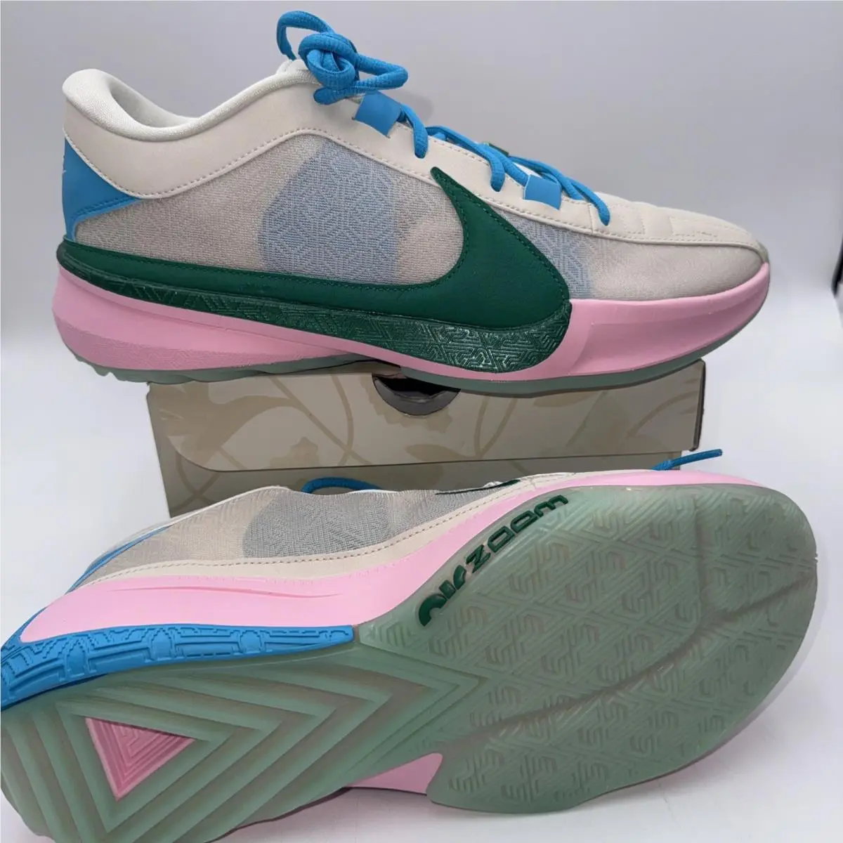 Nike shoes - Nike Zoom Freak - Zoom Freak - DX4985-100 - Beige/Multi-Colored, Main: Beige (UPC: 0196607703571) 3