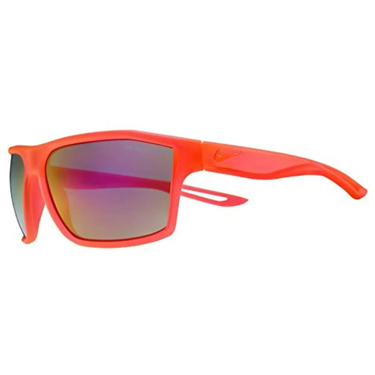 Nike EV1062 566 Matte Solar Red Legend Sunglasses with Mirror Lenses 60mm