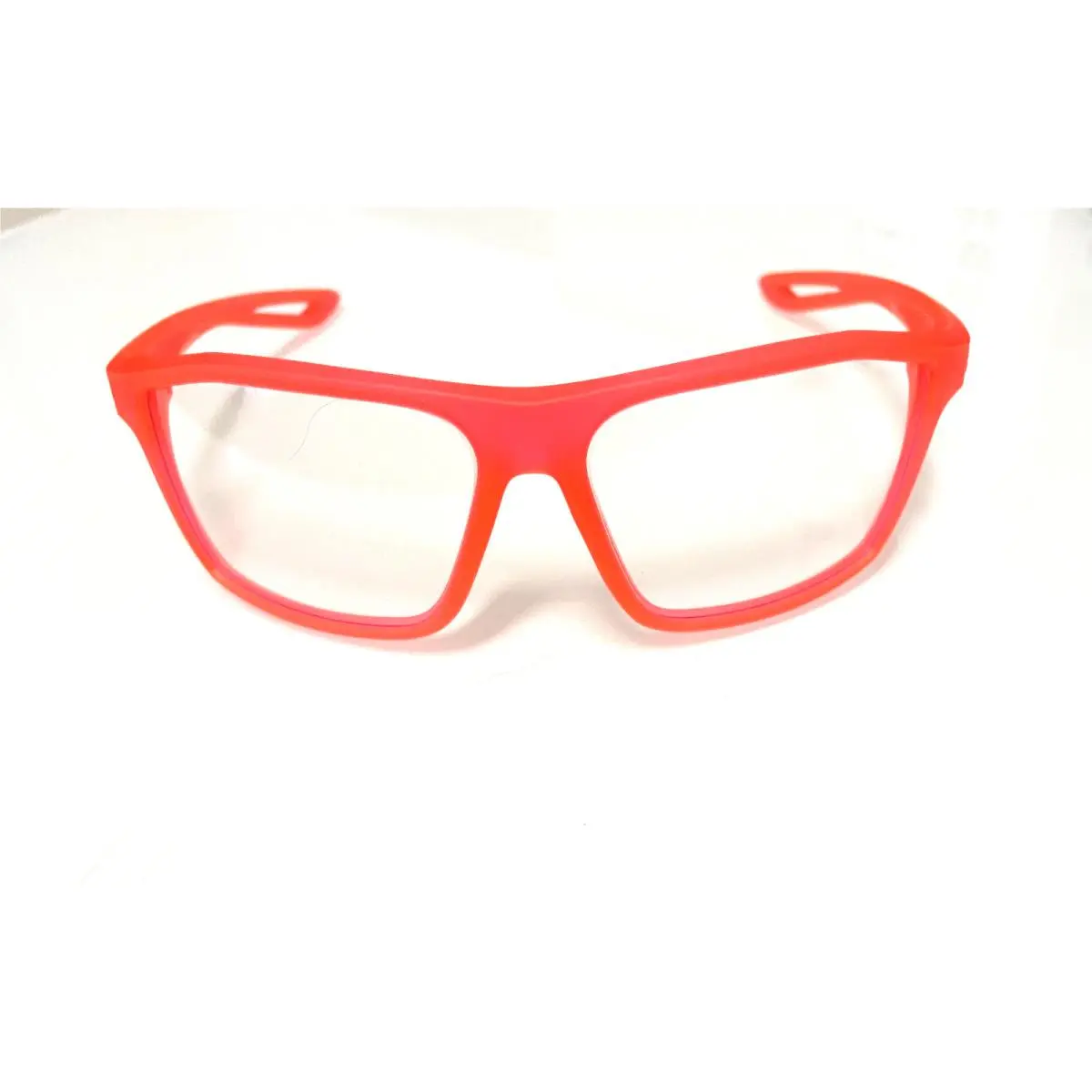 Nike EV1062 566 Matte Solar Red Legend Sunglasses with Clear Lenses 60mm - Hyper Violet/Hyper Crimson, Frame: Red, Lens: Clear