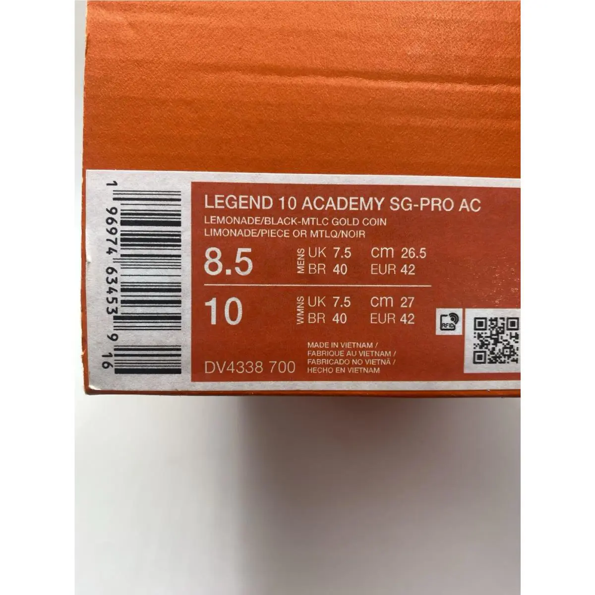 Nike shoes - Nike Legend - Legend - DV4338 700 - Lemonade/Black-Mtlc Gold Coin (UPC: 196974634539) 6
