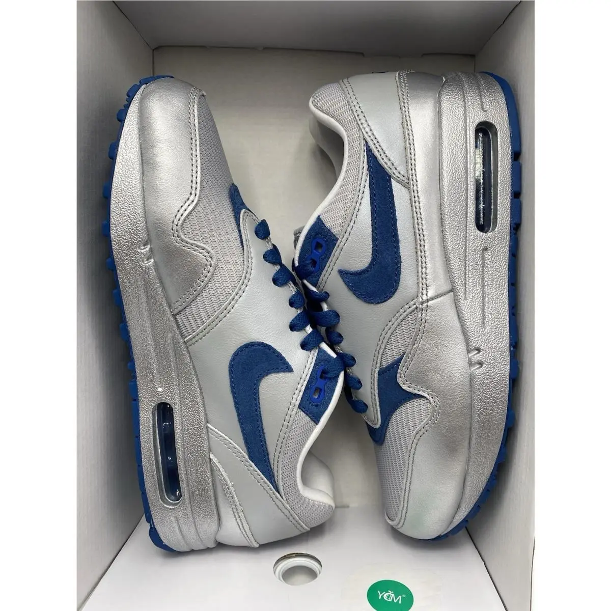 Nike shoes - Nike Air Max 1 - Air Max - FQ8790 900 - Silver/Blue 5