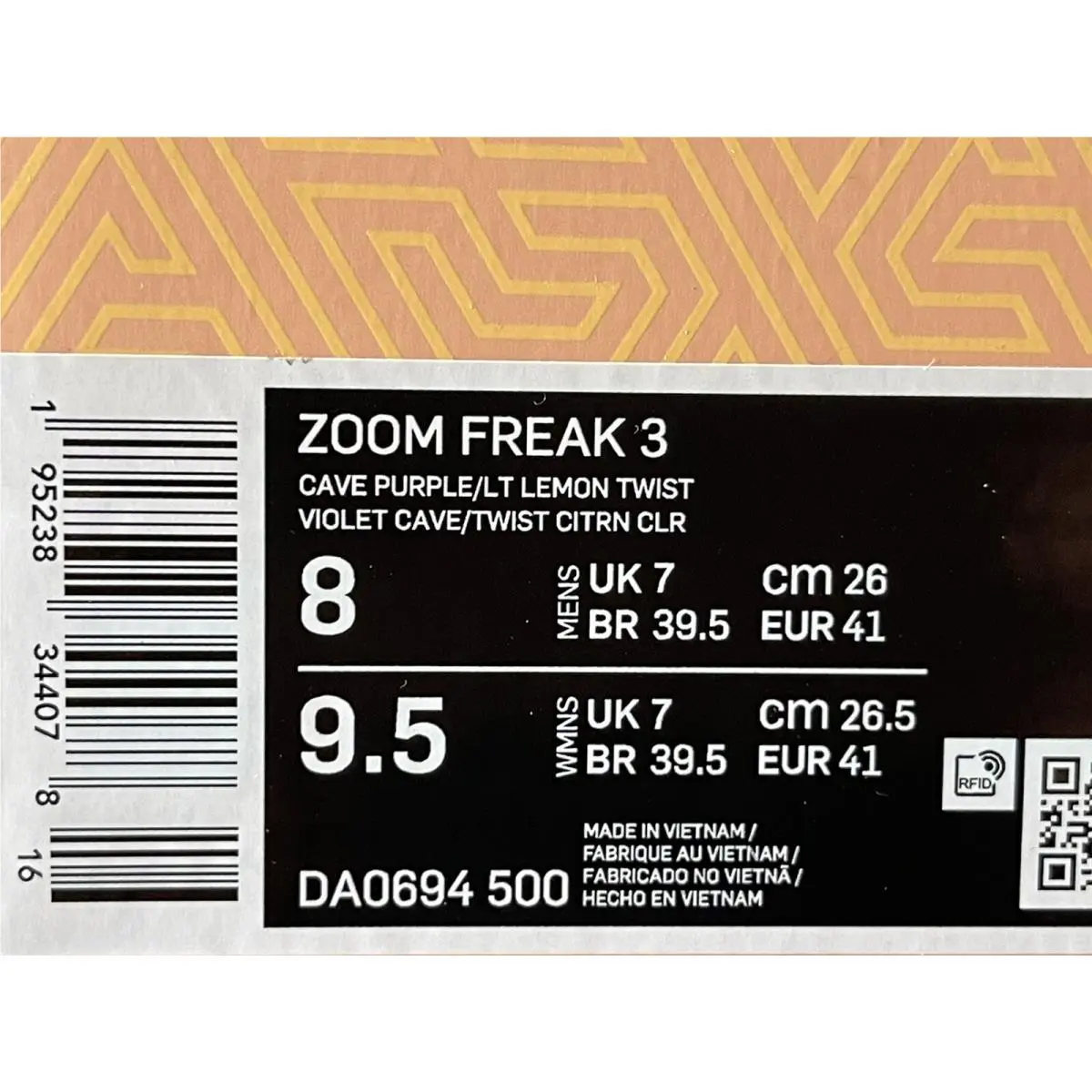 Nike shoes - Zoom Freak 3 - Zoom Freak - DA0694-500 - Purple (UPC: 0195238344078) 5