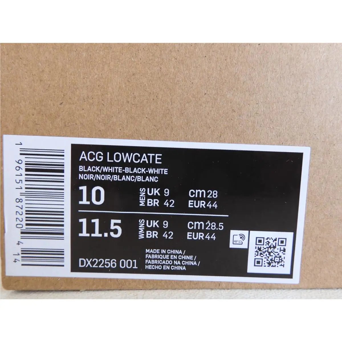 Nike shoes - Nike ACG Lowcate - ACG Lowcate - DX2256-001 - Black 3