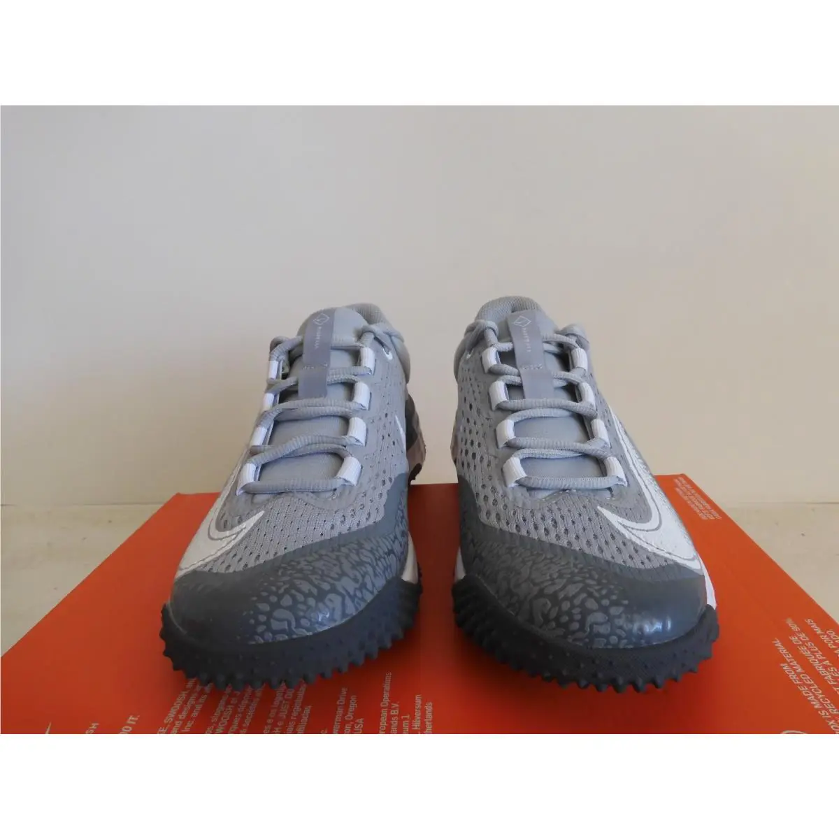 Nike shoes - Nike Alpha Huarache Elite 4 - DJ6523-010 - Gray (UPC: 196151854262) 1