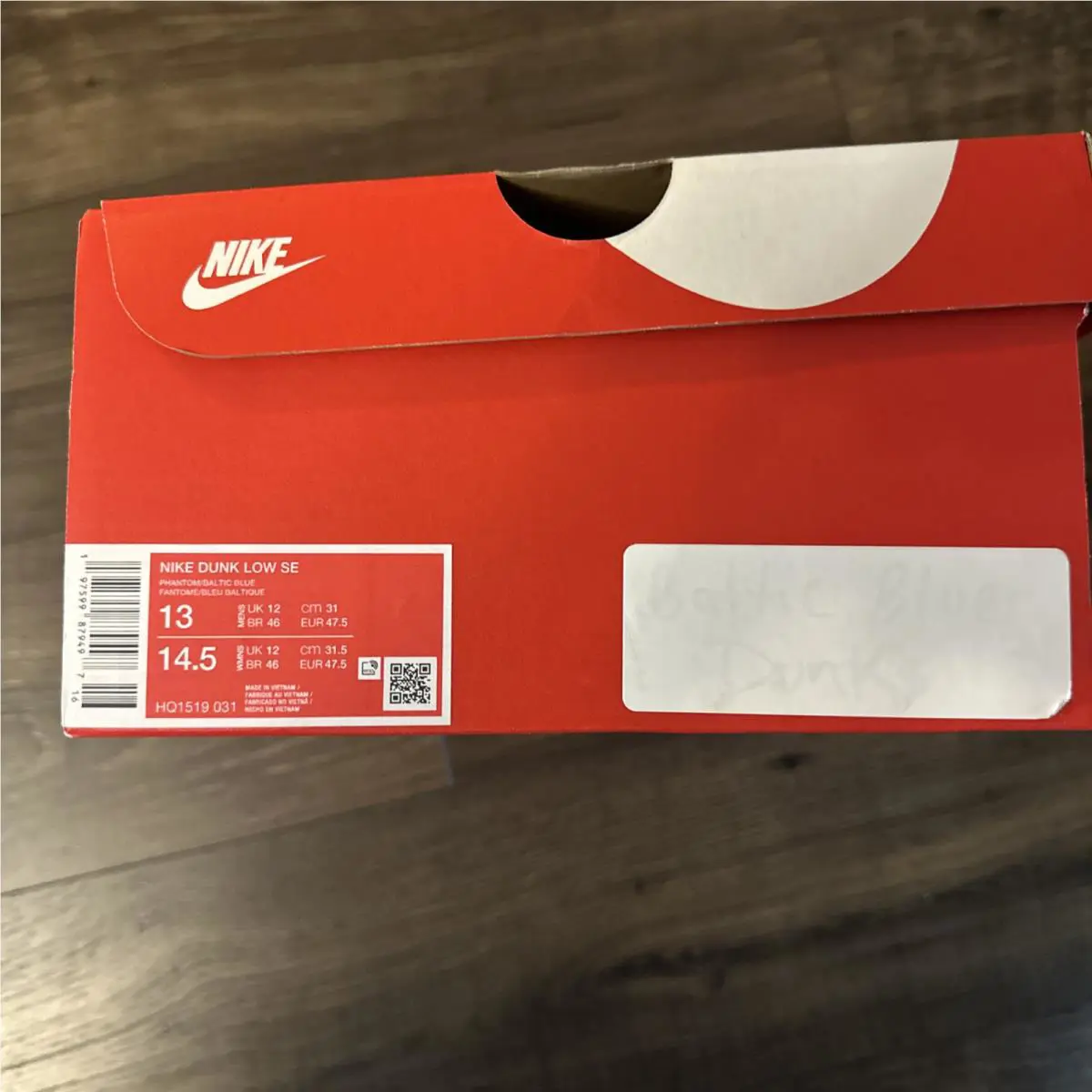 Nike shoes - Nike Dunk Low - Dunk Low - HQ1519-031 - Blue 5