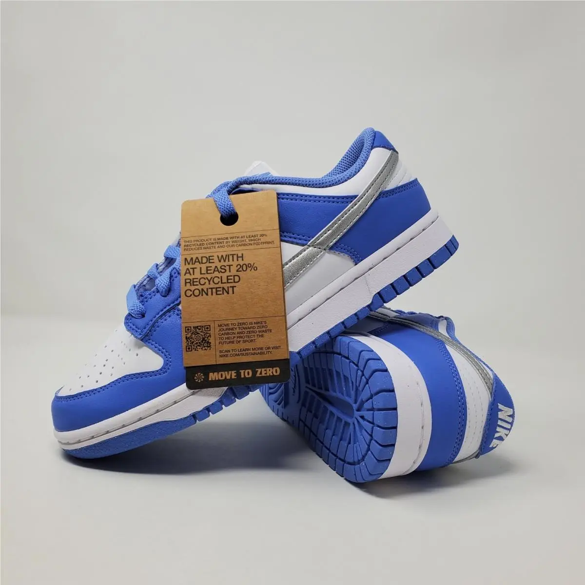 Nike Dunk Low Next Nature Royal Pulse/metallc Silver DD1873-402 Women`s Size 7.5