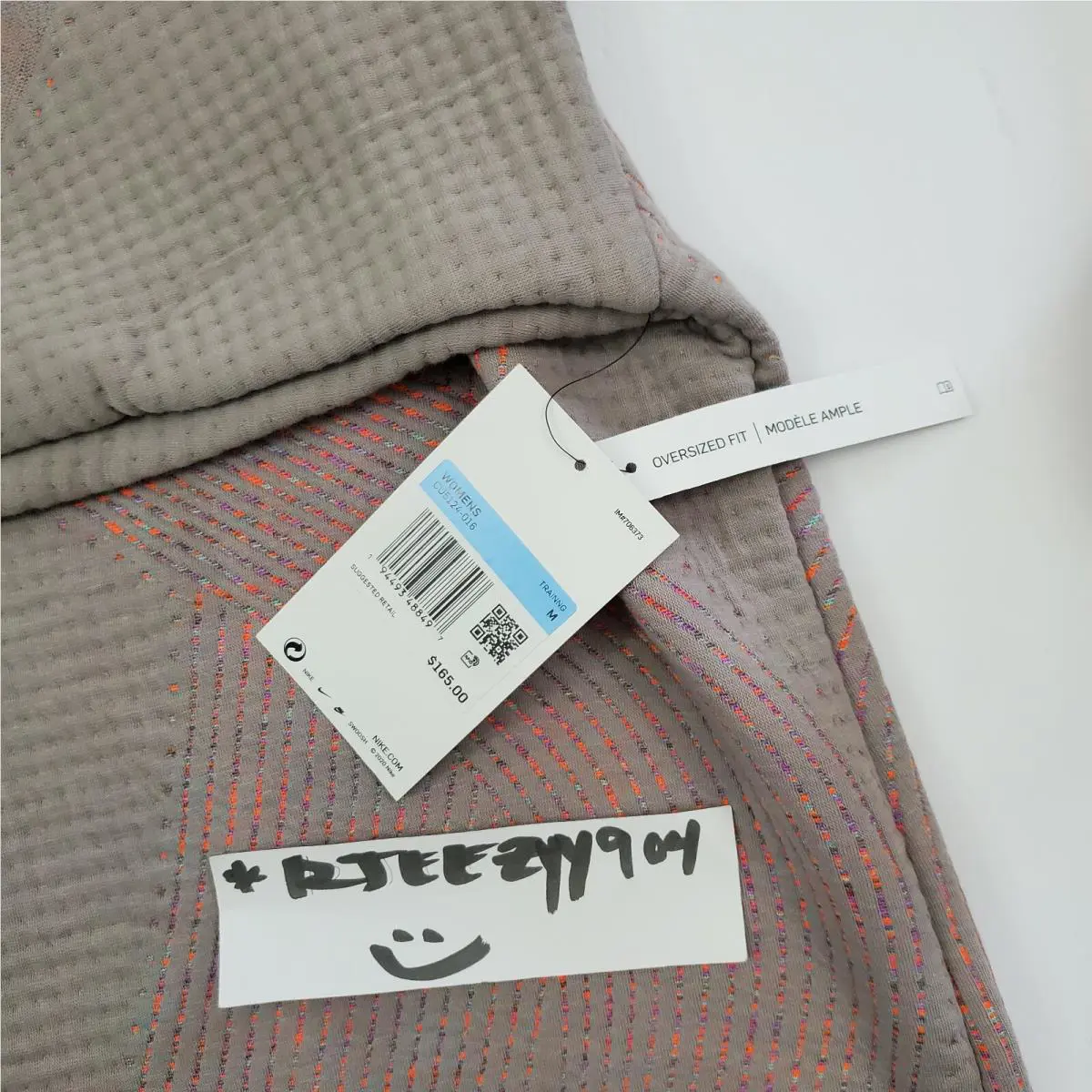 Nike clothing - CU5124-016 - CU5124-016 - Gray (UPC: 194493488497) 2