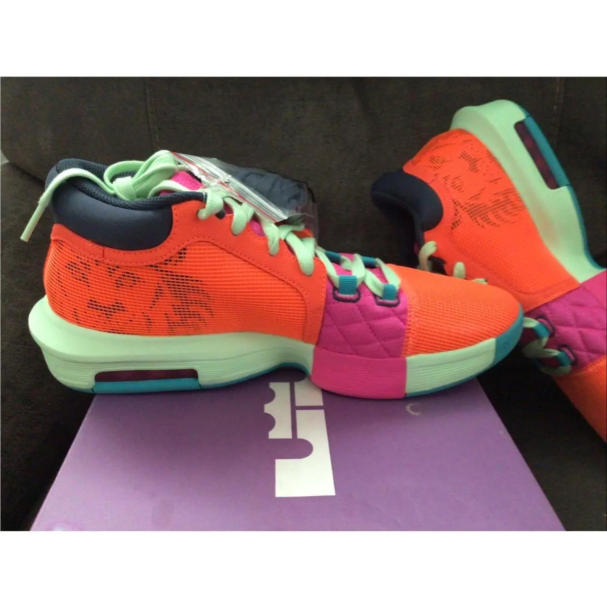 Nike shoes - Nike LeBron Witness 8 - LeBron Witness - FB2239-800 - Orange 3