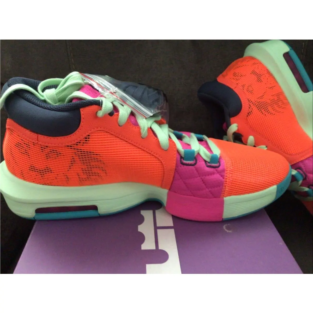 Nike shoes - Nike LeBron Witness 8 - LeBron Witness - FB2239-800 - Orange 4