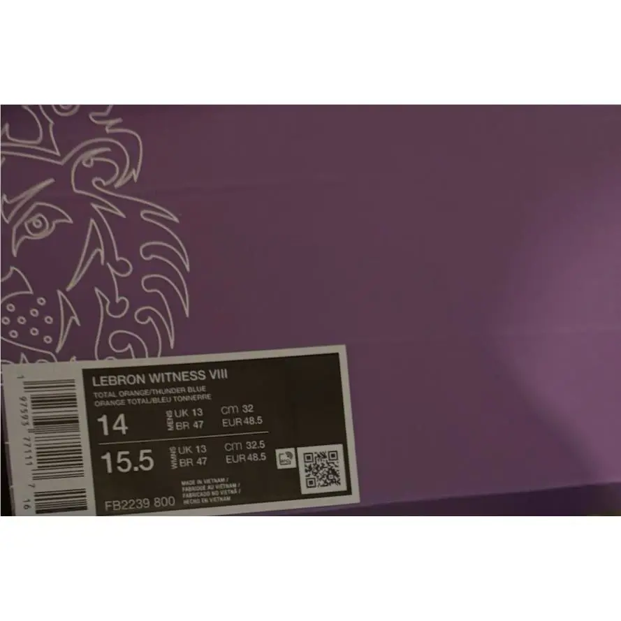 Nike shoes - Nike LeBron Witness 8 - LeBron Witness - FB2239-800 - Multicolor (UPC: 197593771117) 5